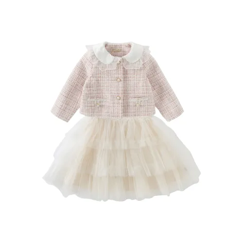 DAVE&BELLA Светло-розовый Детский сад Комплекты с юбкой