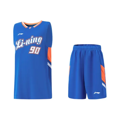 LINING YOUNG Повседневная спортивная одежда Баскетбол SS25 Ярко-синий Детский