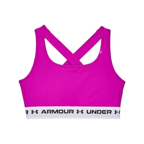 Under Armour Crossback HeatGear Armour® MID Спортивное белье Женское Розовый