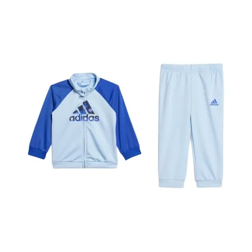 Adidas Повседневная спортивная одежда ESSENTIALSTrack 2 предметный комплект Azure Полупрозрачный синий для малышей и детей младшего возраста