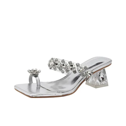 KATHRYN WILSON Слипоны Женские Серебряные