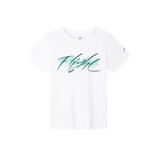 Джордан T Рубашка Чисто белый Children Возраст 3-7 лет