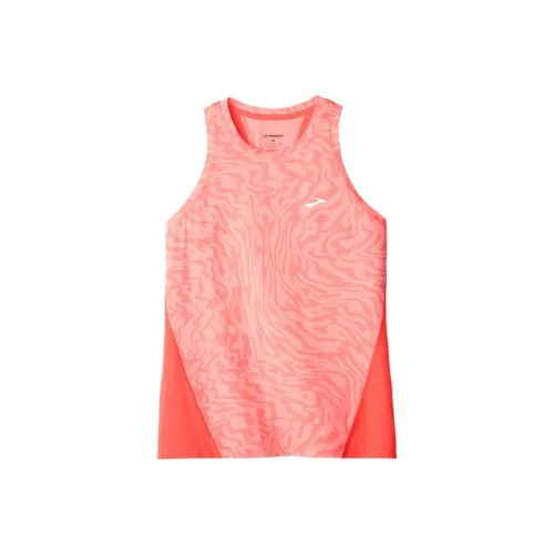 Бренд Brooks Спортивные жилеты Женские Апельсин