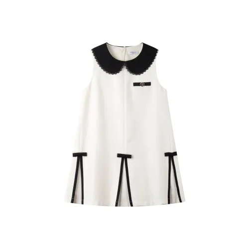 MUCMUKN Экрю Платья для школьного возраста