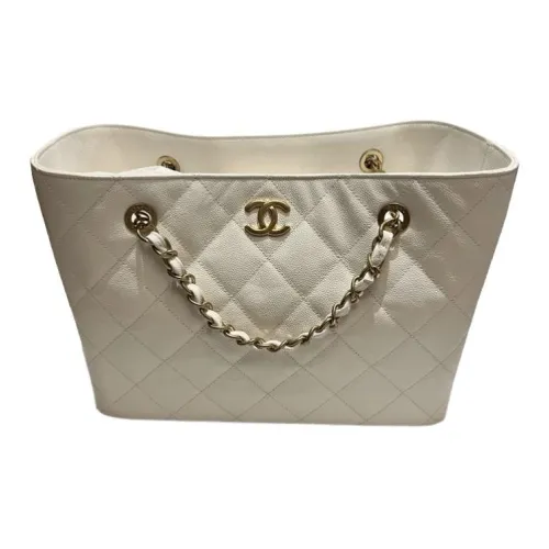 CHANEL 22c Early Spring Корова Кожа Сумка Женская Белая