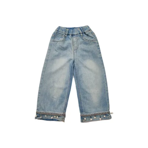 KADING Джинсы Дошкольные Джинсовый Синий