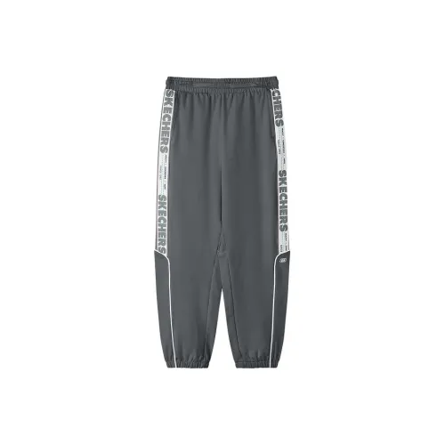 Подростки Skechers Kids Вязаные Тренировочные Брюки SS25 Железо Door Серый