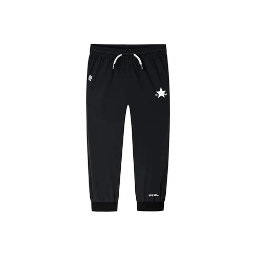 Converse Повседневные штаны для подростков цвет черный цвет "Jet"