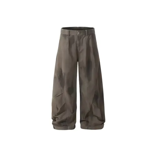 TONYBEAR Green Men's Jeans TONYBEAR Зеленые Мужские Джинсы
