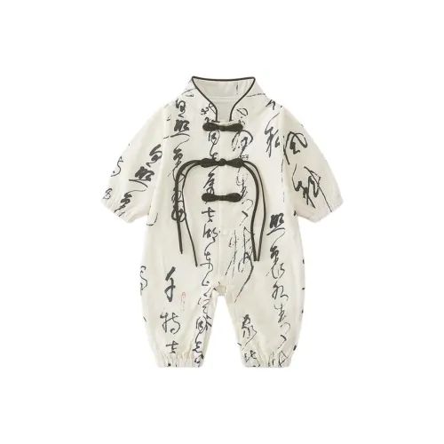 XiaoJinBu Экрю Детские Комбинезоны / Ползунки