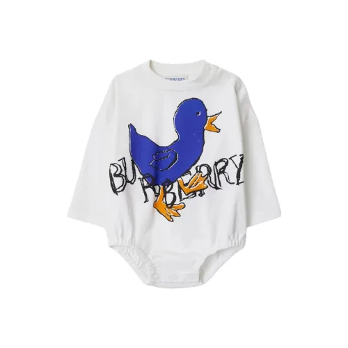 Burberry Белый Детский Комбинезон / Ползунки