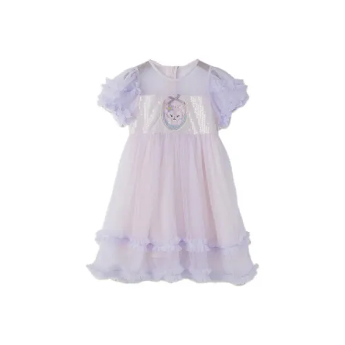 Royal Childlike Детское платье фиолетового цвета для детей в возрасте 3-7 лет