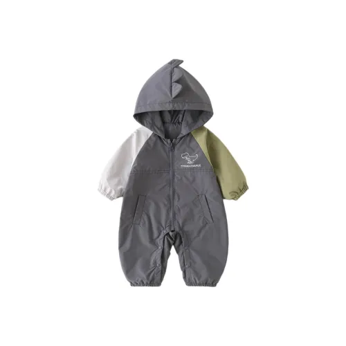 XiaoJinBu Комбинезон Темно-серый для младенцев и малышей