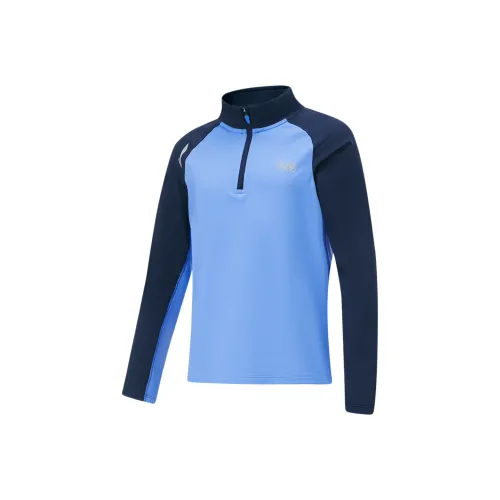 LINING YOUNG Общее Фитнес Спортивная Жизнь Коллекция Рубашка Радужный Синий Детская