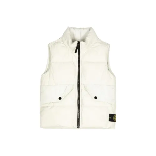 STONE ISLAND Экрю Kids Жилеты