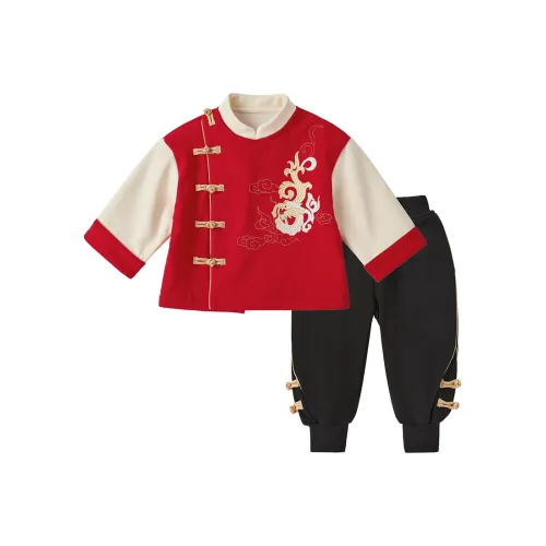 JELLYBABY Ханьфу Красный для детей в возрасте 3-7 лет