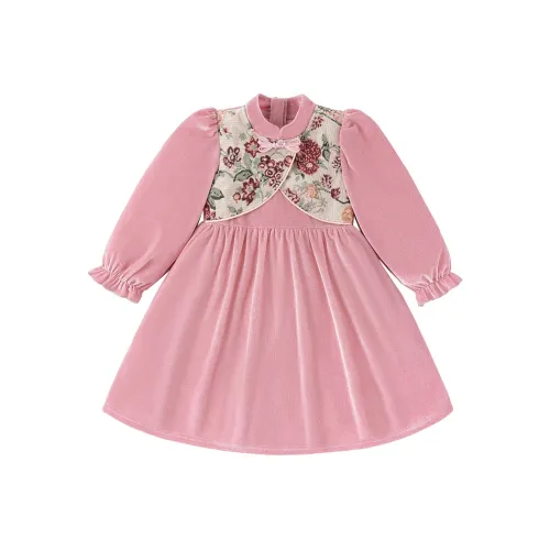 Dis Rabbit Платье Овал Розовый Дети Возраст 3-7 лет