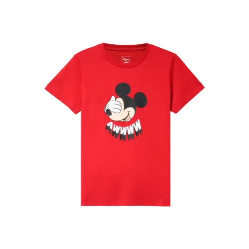 LINING YOUNG x Disney Совместная линия Рубашка Sports Life Collection Вермильон Детская