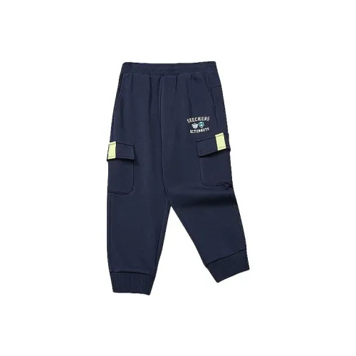 Skechers Undersea Little Команда Co Branded SERIES Темно-синий/002Z Kids Вязаные Тренировочные брюки