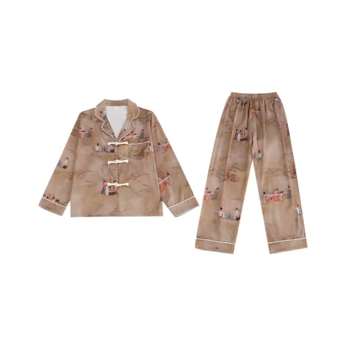 HEINBBE Пижамный комплект для детей цвет кофе