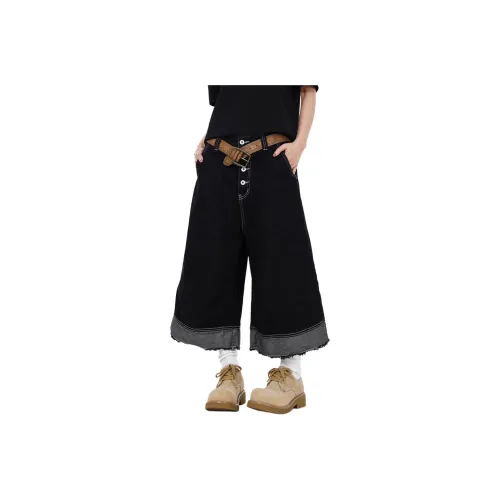 YEARNED Черные Женские Джинсовые Шорты