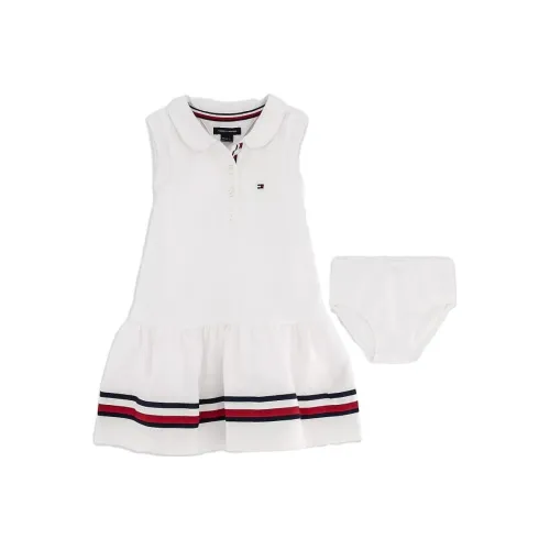 Tommy Hilfiger KIDS Комплекты Без рукавов Поло Платье Платья юбки Белый Infant And Toddler