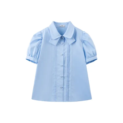 MUCMUKN Blue Kids Рубашки