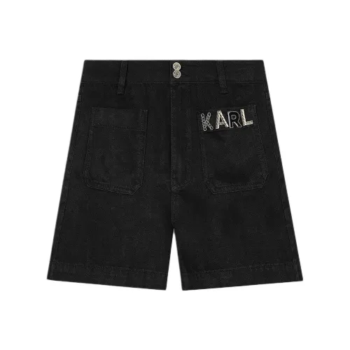 KARL LAGERFELD / Karl Lagerfeld Jeans Черные Женские Джинсовые Шорты