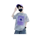 Серый футболка