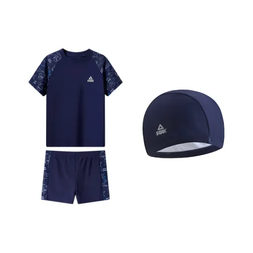 PEAK Свободный крой Детский купальник Детский Темно-синий