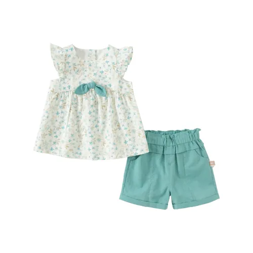 DAVE BELLA Повседневная Спортивная Одежда Маленький Цветочный Печатный Детский