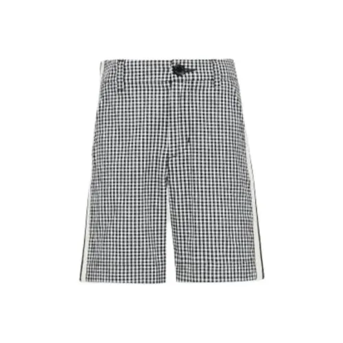 Moncler Шорты Детские Черный Белый