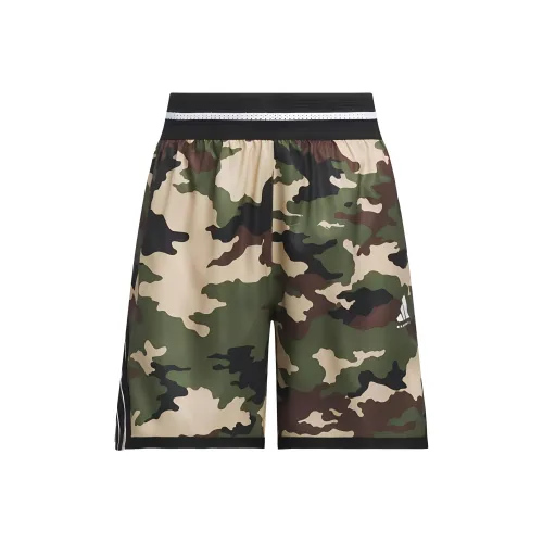 Adidas Баскетбол FW24 Спортивные шорты Женские Камуфляж