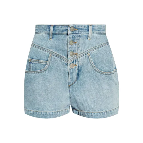 ISABEL MARANT Ледяной синий Женские джинсовые шорты