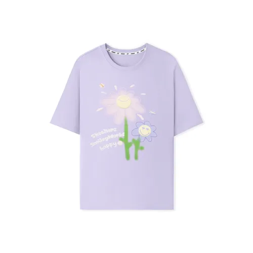 Skechers Kids x Smileyworld T-рубашка SS25 Светлый снежный синий 00EW Детская