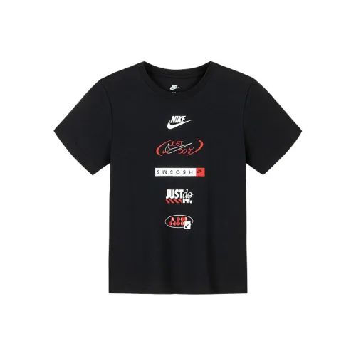 nike T-рубашка Глубокий черный для детей 3-7 лет