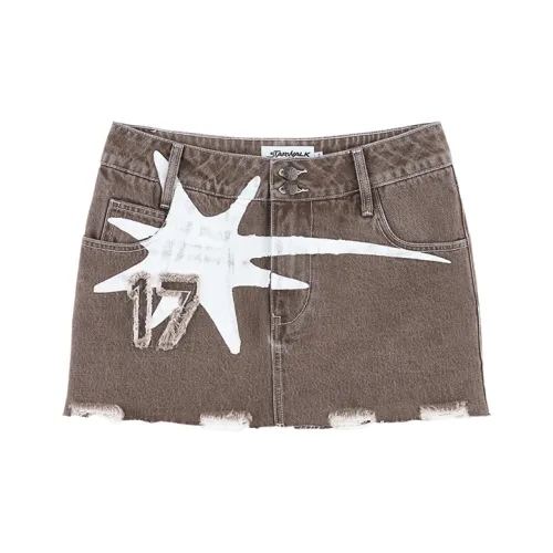 Starwalk Soldier Джинсовые короткие юбки Женские Умбра