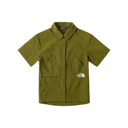 THE NORTH FACE Рубашка Оливково-зеленая Подростки