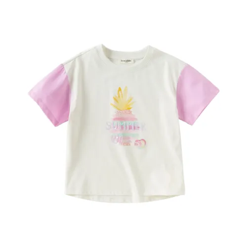 DAVE&BELLA Экрю [Антибактериальный/Охлаждающий] Детские футболки