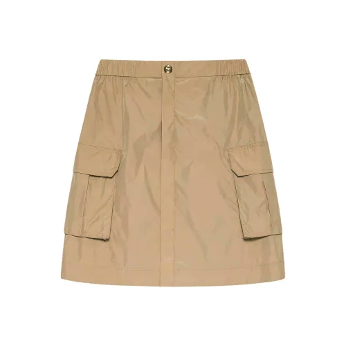 DKNY Карго Юбка Короткая Женская Средний Кофейный