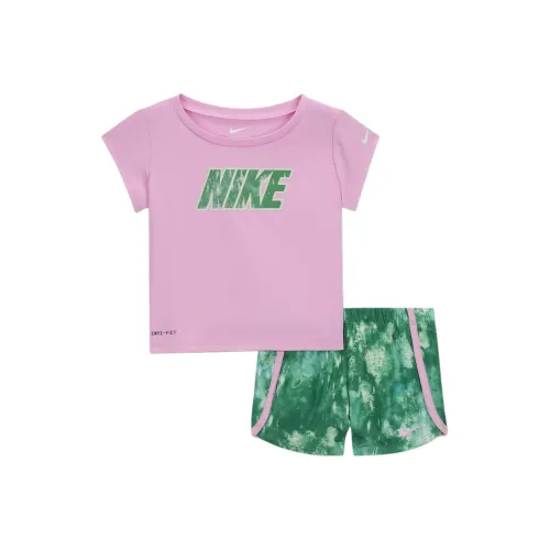 NIKE Розовый+Зеленый Детские Комбинезоны / Ползунки