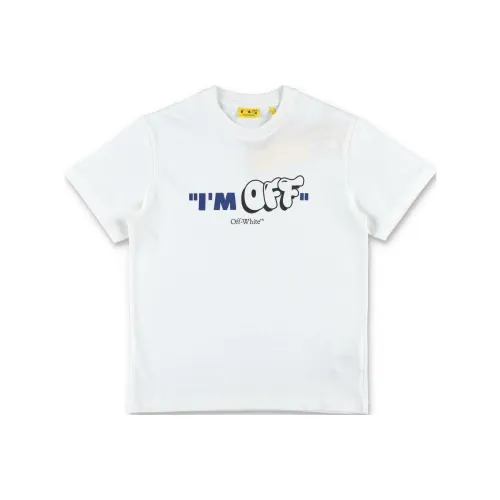 Off Белый Kids T-Рубашки