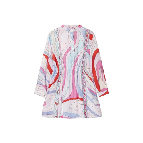 EMILIO PUCCI Детское платье детский многоцветный