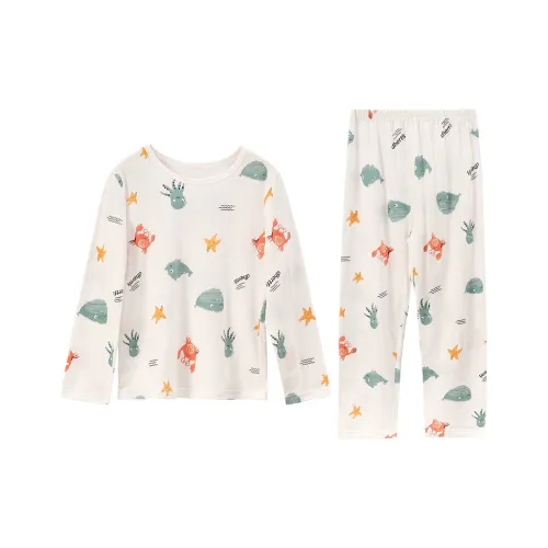 Пижамный комплект Red Bean для детей белый