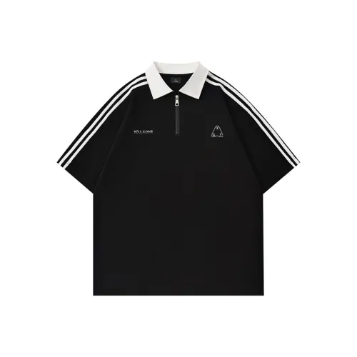 HIPHOPPUNKS Черное Унисекс Поло