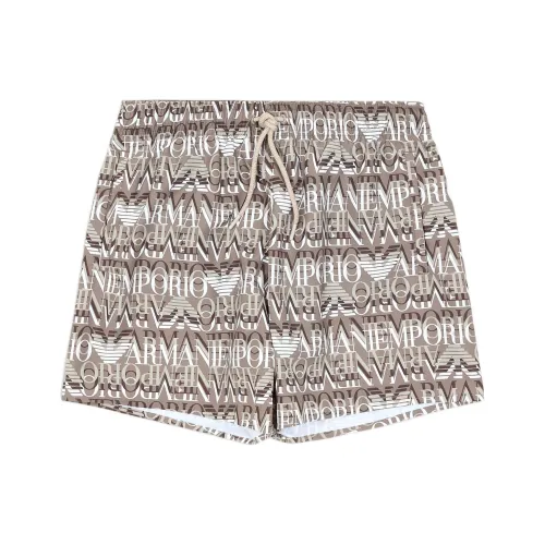 EMPORIO ARMANI Пляжные шорты Мужские Серые