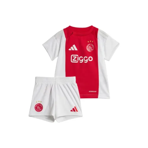 Adidas Kids Комплекты Ajax Amsterdam SS24 Красный Белый Младенец и Малыш