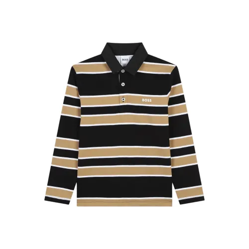 HUGO BOSS Черные Детские Рубашки T