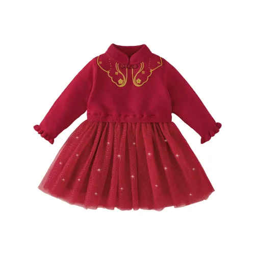 JELLYBABY Платье Красное для детей 3-7 лет