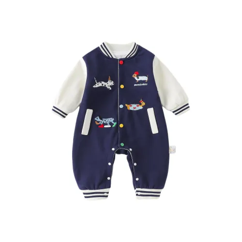 XiaoJinBu Комбинезон Темный Небесно-Синий для Младенцев и Малышей